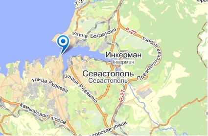 Севастополь на карте