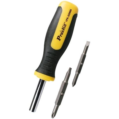 ProsKit 1PK-SD006 - Отвертка с быстрозаменяемыми магнитными насадками