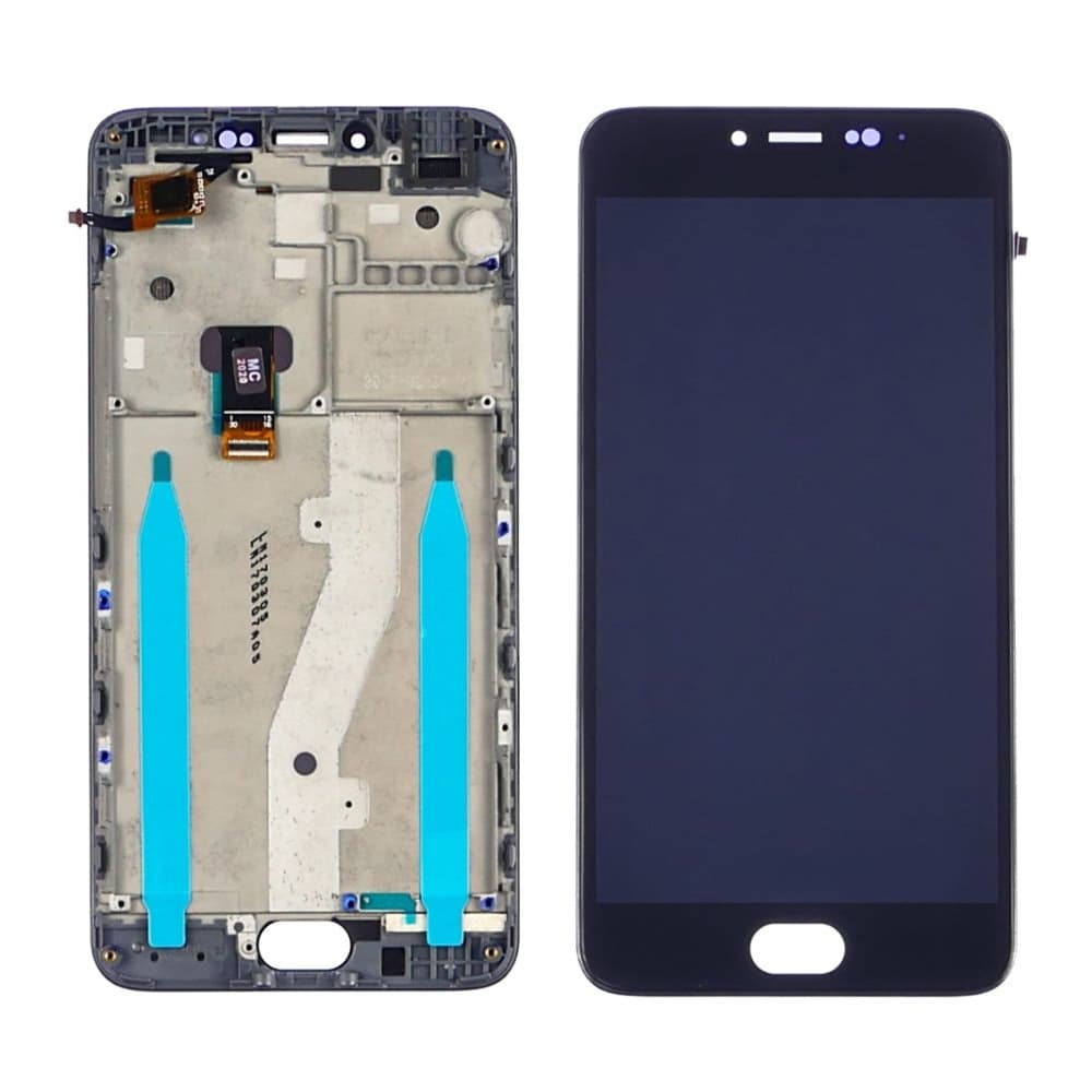 Дисплей Meizu M3 Note, L681H, чорний | з тачскріном | в передній панелі | Original (PRC) | дисплейный модуль, экран