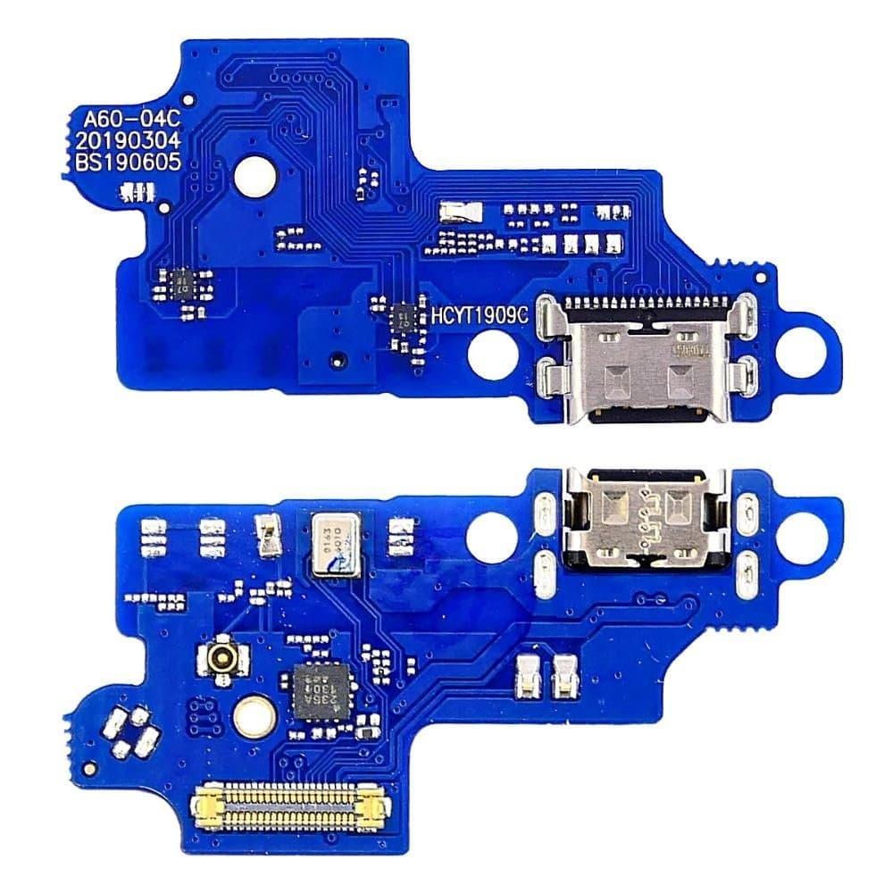 Плата зарядки Samsung SM-A606 Galaxy A60, SM-M405 Galaxy M40, шлейф коннектора зарядки, с микрофоном, High Copy