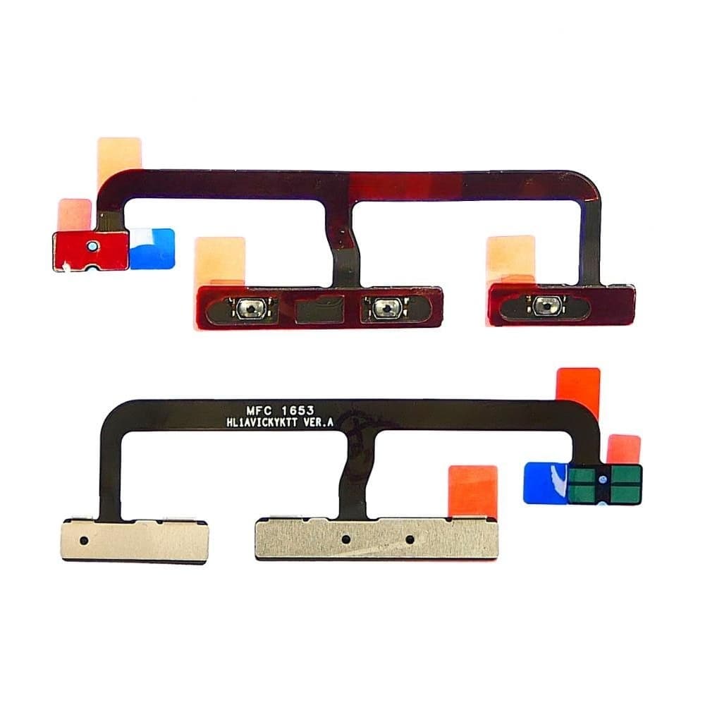 Шлейф Huawei P10 Plus, кнопки включения, кнопок звука (регуляции громкости), боковых клавиш, Original (PRC)