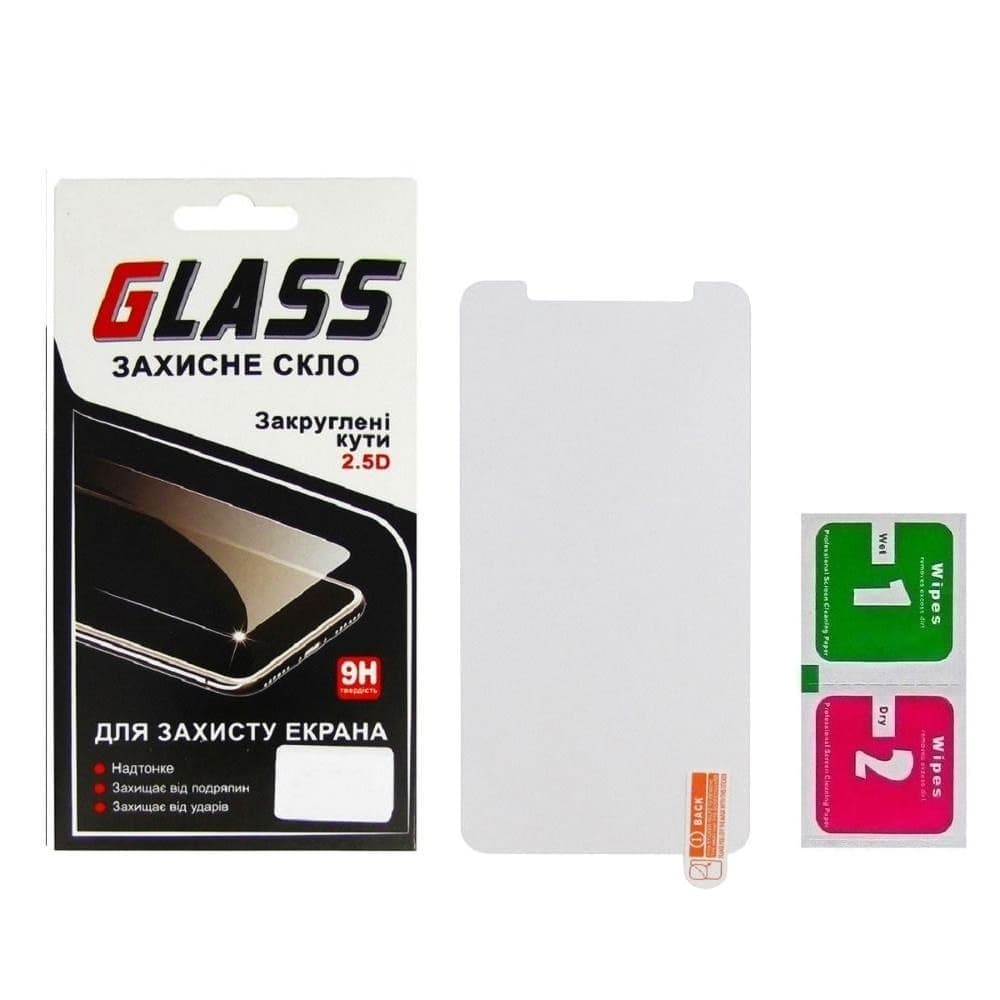 Захисне скло Huawei Y6 (2018), Y6 Prime (2018), 0.3 мм, 2.5D, сумісне з чохлом | Закаленное защитное стекло