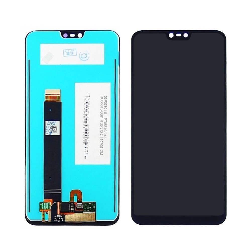 Дисплей Nokia 7.1, чорний | з тачскріном | Original (PRC) | дисплейный модуль, экран