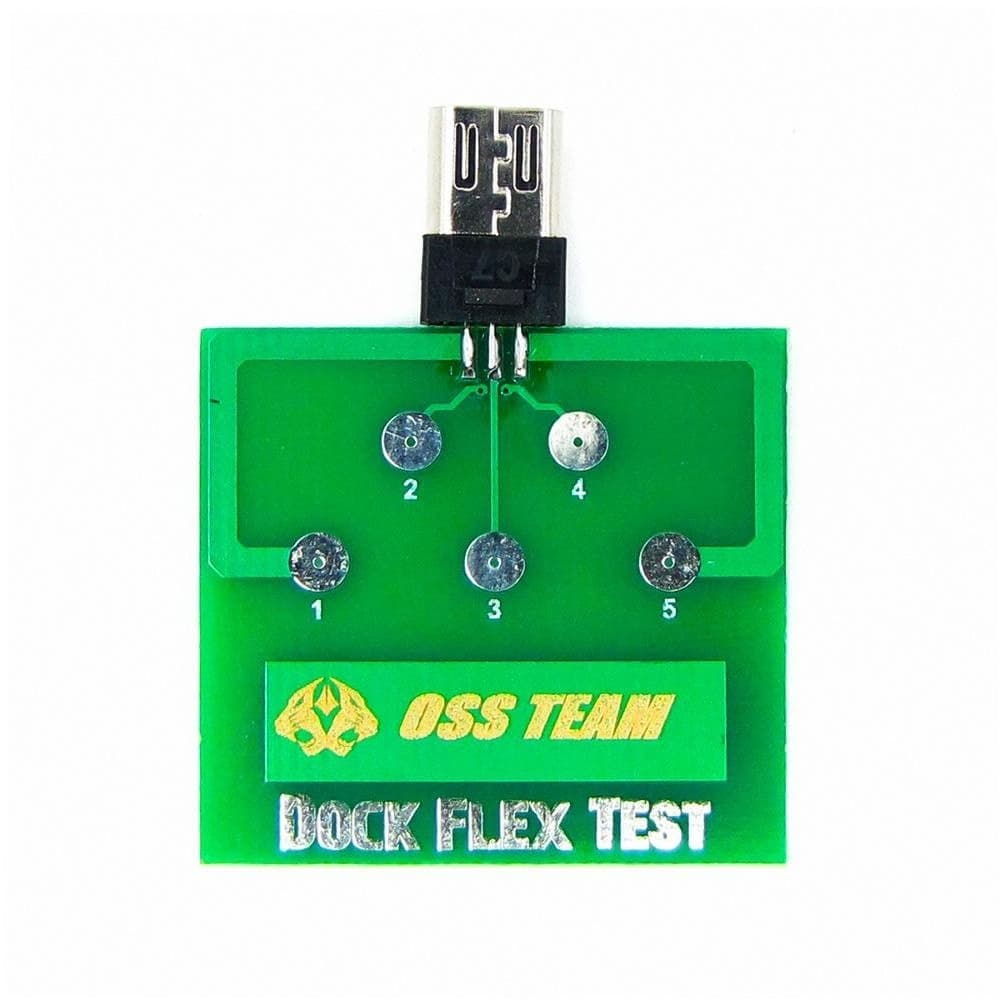 Тестовая плата AIDA DFT-micro для проверки контактов разъема micro USB на короткое замыкание