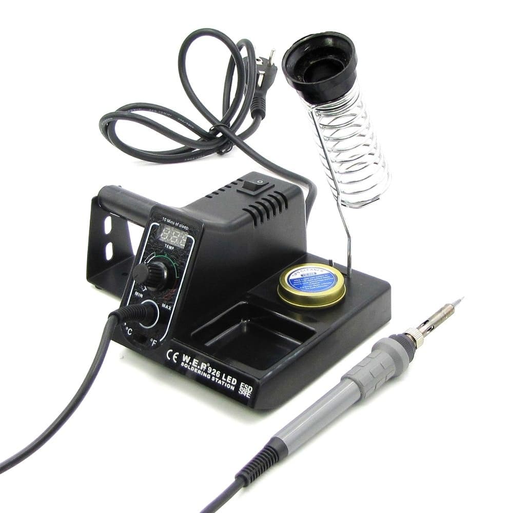 Паяльная станция WEP 926 LED, паяльник с блоком регулировки и цифровой индикацией, 75W, 200 - 480 C | гарантия 6 мес.