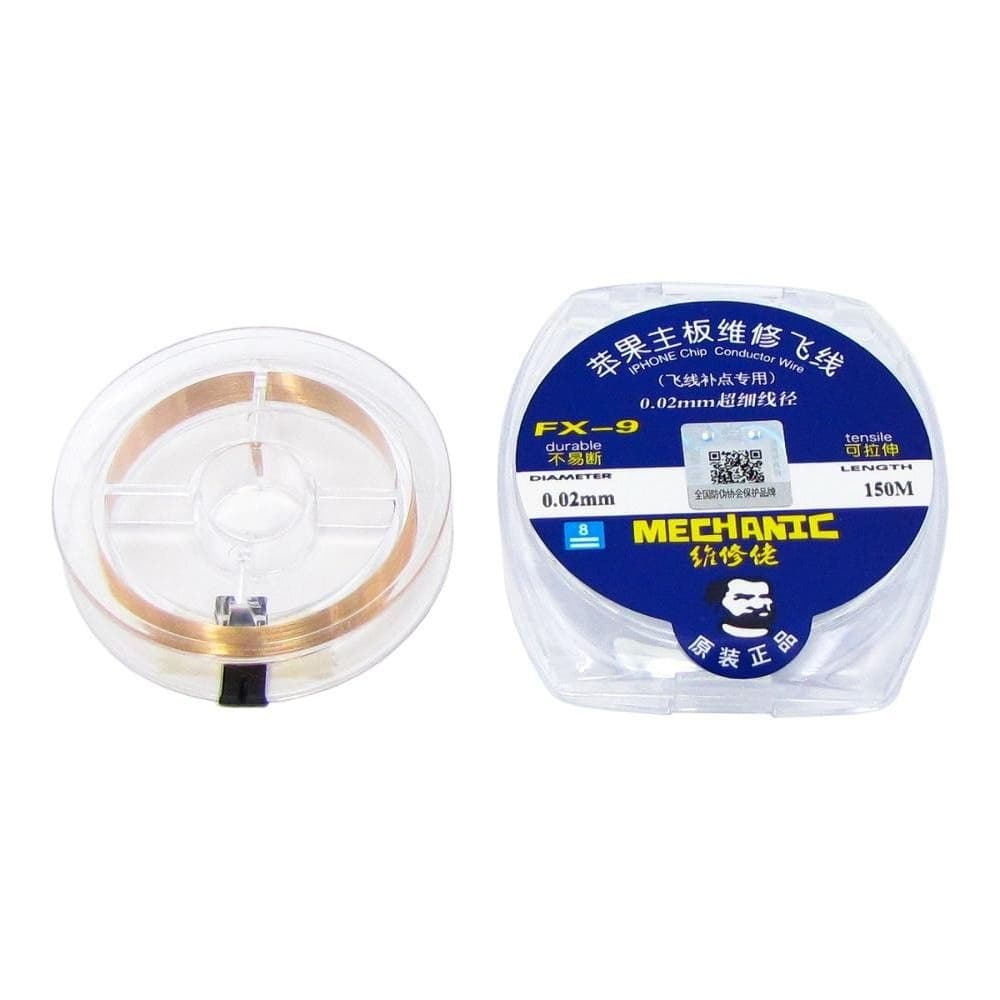 Проволока в катушке MECHANIC FX-9 (для монтажа перемычек, D=0.02 mm, L=150 m)