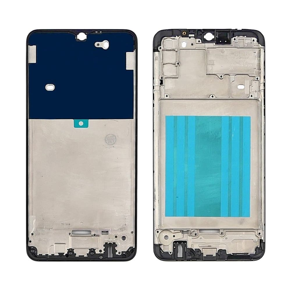 Рамка (основа) крепления дисплея Samsung SM-A207 Galaxy A20s, черная, Original (PRC)