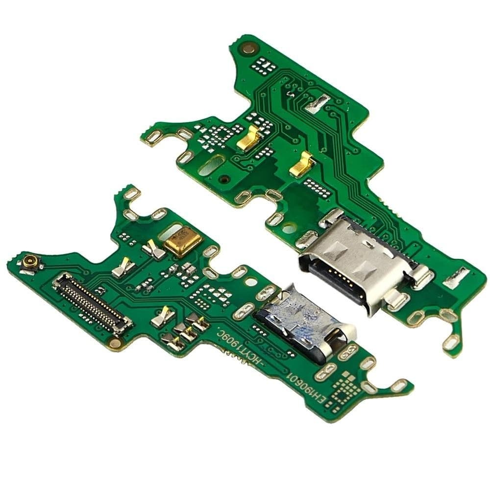 Плата зарядки Huawei Honor 20, шлейф коннектора зарядки, с микрофоном