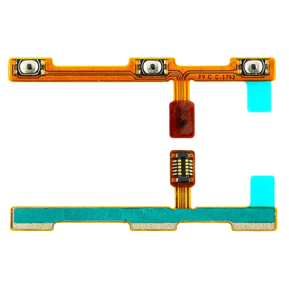 Шлейф Huawei P10 Lite, WAS-LX1, WAS-LX1A, WAS-LX2, WAS-LX2J, WAS-LX3, WAS-L03T, 51091LXN, кнопки включения, кнопок звука (регуляции громкости), боковых клавиш, Original (PRC)