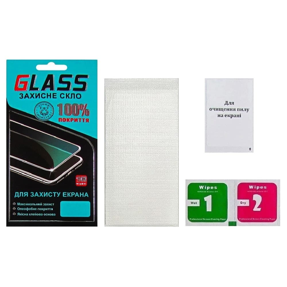 Захисне скло Huawei P40 Pro, чорне, 0.3 мм, 3D, сумісне з чохлом | Закаленное защитное стекло