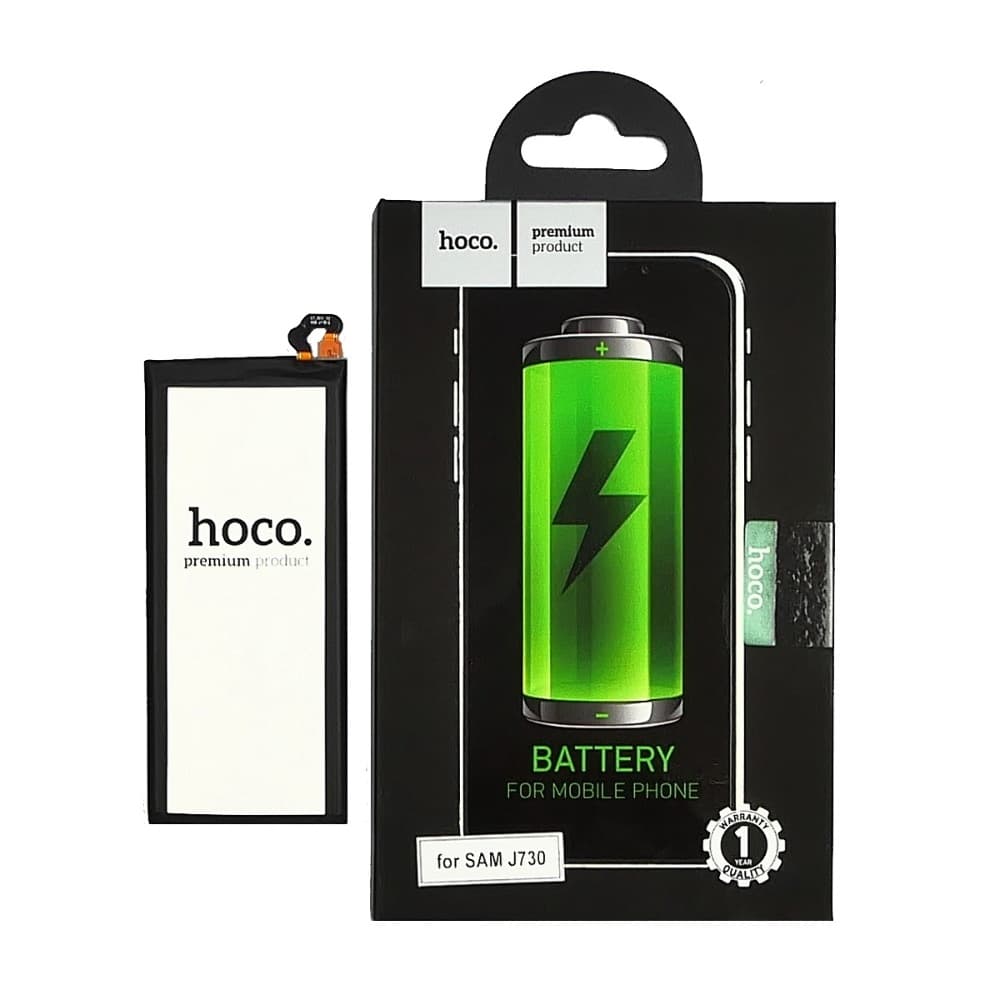 Акумулятор Samsung SM-J730 Galaxy J7 (2017), EB-BJ730ABE, EB-BJ730CBC, Hoco | 3-12 міс. гарантії | АКБ, батарея, аккумулятор