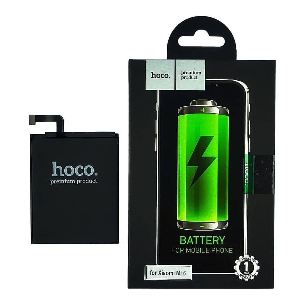 Акумулятор Xiaomi Mi 6, MCE16, BM39, Hoco | 3-12 міс. гарантії | АКБ, батарея, аккумулятор