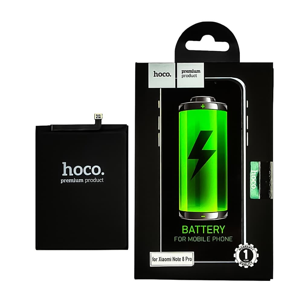 Акумулятор Xiaomi Redmi Note 8 Pro, M1906G7I, M1906G7G, BM4J, Hoco | 3-12 міс. гарантії | АКБ, батарея, аккумулятор