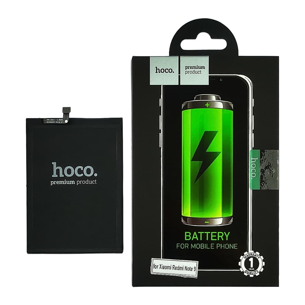 Акумулятор Xiaomi Redmi 9, Redmi 10X 4G, Redmi Note 9, M2004J19AG, M2004J19C, M2004J19G, M2003J15SC, M2003J15SC, M2003J15SG, M2003J15SS, BN54, Hoco | 3-12 міс. гарантії | АКБ, батарея, аккумулятор
