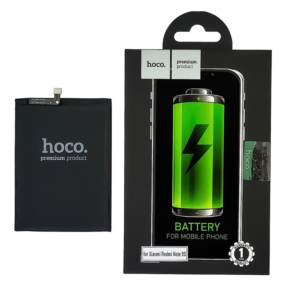 Акумулятор Xiaomi Redmi Note 9S, M2003J6A1G, BN55, Hoco | 3-12 міс. гарантії | АКБ, батарея, аккумулятор