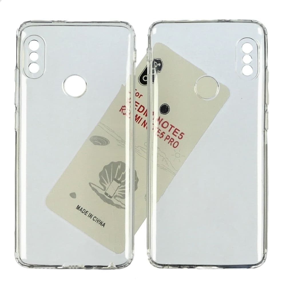 Чехол Xiaomi Redmi Note 5, Redmi Note 5 Pro, силиконовый, KST, прозрачный