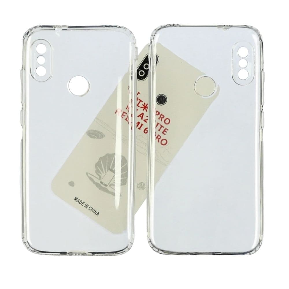 Чехол Xiaomi Redmi 6 Pro, Mi A2 Lite, силиконовый, KST, прозрачный