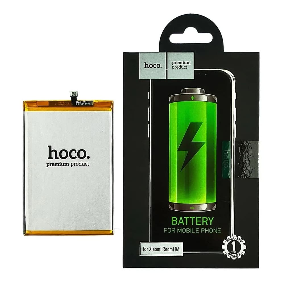 Акумулятор Xiaomi Redmi 9A, M2006C3LG, M2006C3LI, M2006C3LC, Redmi 9AT, M2006C3LVG, Xiaomi Redmi 9C, M2006C3MG, M2006C3MT, M2006C3MNG, Redmi A1, 220733SI, 220733SG, 220733SL, Redmi A1 Plus, 220733SFG, Poco M2 Pro, BN56, Hoco | 3-12 міс. гарантії | АКБ, батарея, аккумулятор