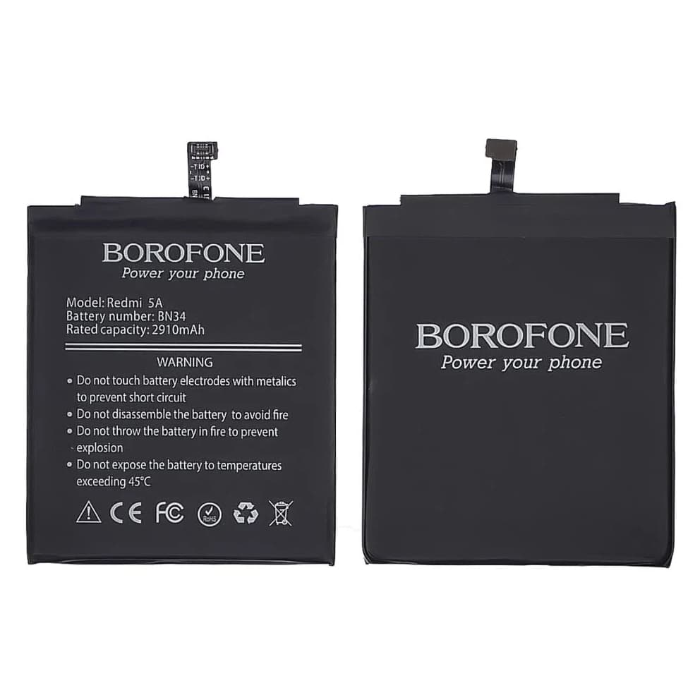 Акумулятор Xiaomi Redmi 5A, MCG3B, MCI3B, BN34, Borofone | 3-12 міс. гарантії | АКБ, батарея, аккумулятор