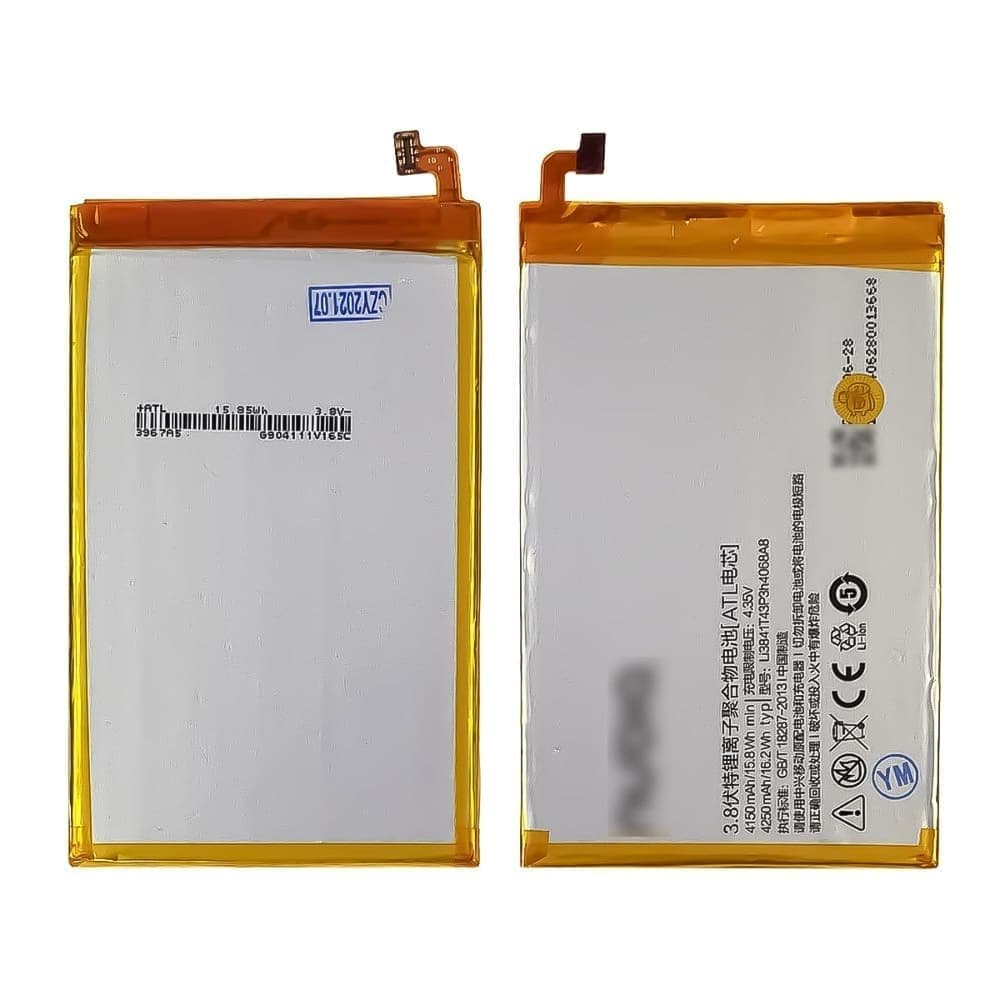 Акумулятор ZTE Nubia X6, NX601J, Li3841T43P3h4068A8, High Copy | 1 міс. гарантії | АКБ, батарея, аккумулятор