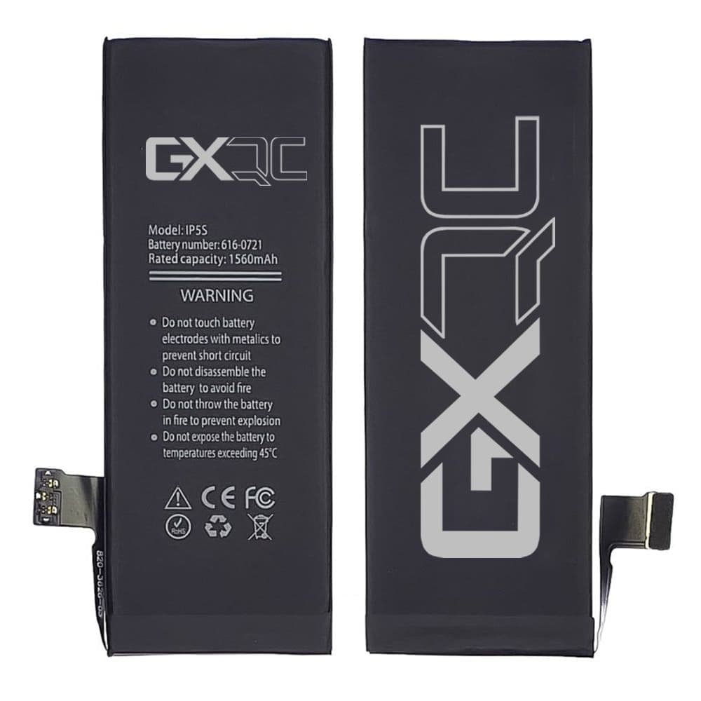 Акумулятор Apple iPhone 5C, iPhone 5S, 616-0718, 616-0720, GX | 2-6 міс. гарантії | АКБ, батарея, аккумулятор