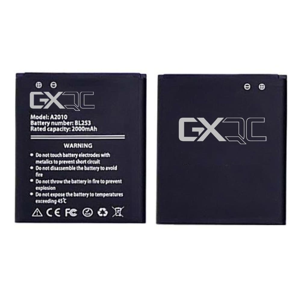 Акумулятор Lenovo A1000, A1010 A Plus (A1010a20), A2010, A2016a40 Vibe B, A2860, A2010, BL253, GX | 2-6 міс. гарантії | АКБ, батарея, аккумулятор