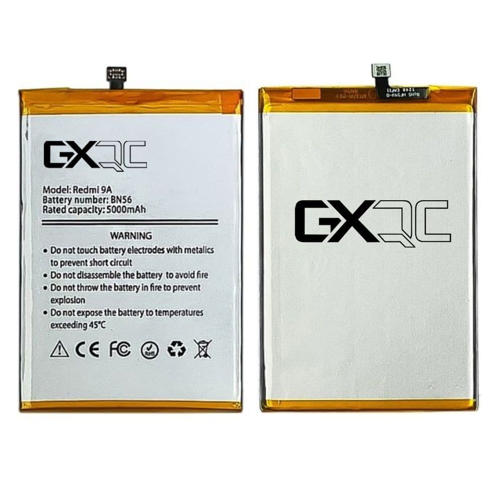 Акумулятор Xiaomi Redmi 9A, M2006C3LG, M2006C3LI, M2006C3LC, Redmi 9AT, M2006C3LVG, Xiaomi Redmi 9C, M2006C3MG, M2006C3MT, M2006C3MNG, Redmi A1, 220733SI, 220733SG, 220733SL, Redmi A1 Plus, 220733SFG, Poco M2 Pro, BN56, GX | 2-6 міс. гарантії | АКБ, батарея, аккумулятор