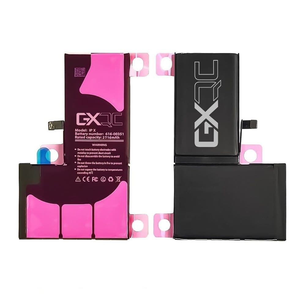 Акумулятор Apple iPhone X, 616-00346, 616-00351, GX | 2-6 міс. гарантії | АКБ, батарея, аккумулятор