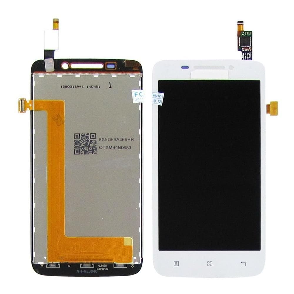 Дисплей Lenovo S650, S658t, білий | з тачскріном | Original (PRC) | дисплейный модуль, экран