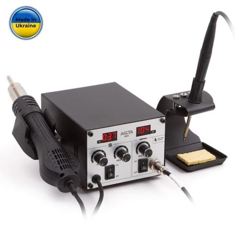 Термовоздушная паяльная станция Accta 401 | гарантия 6 мес.