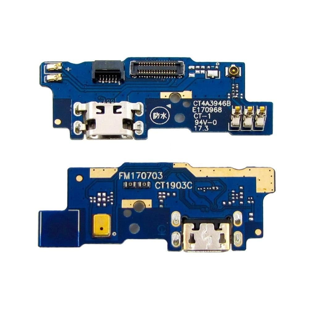 Плата зарядки Meizu M5c, M710H, шлейф коннектора зарядки, с микрофоном, High Copy