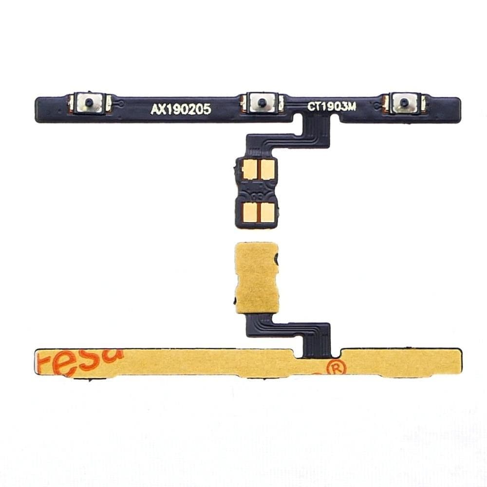 Шлейф Xiaomi Mi 9, M1902F1G, кнопки включения, кнопок звука (регуляции громкости), боковых клавиш, Original (PRC)