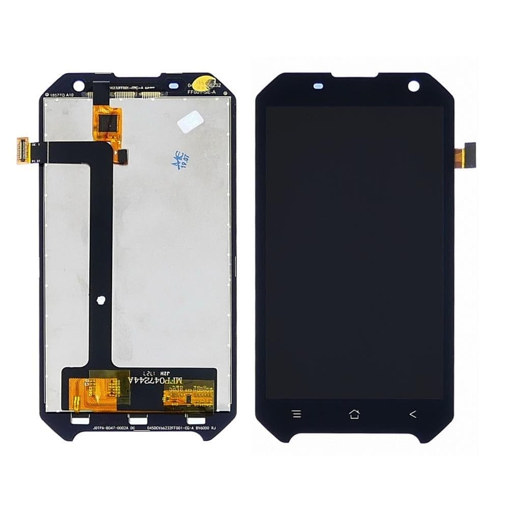 Дисплей Blackview BV6000s, чорний | з тачскріном | Original (PRC) | дисплейный модуль, экран