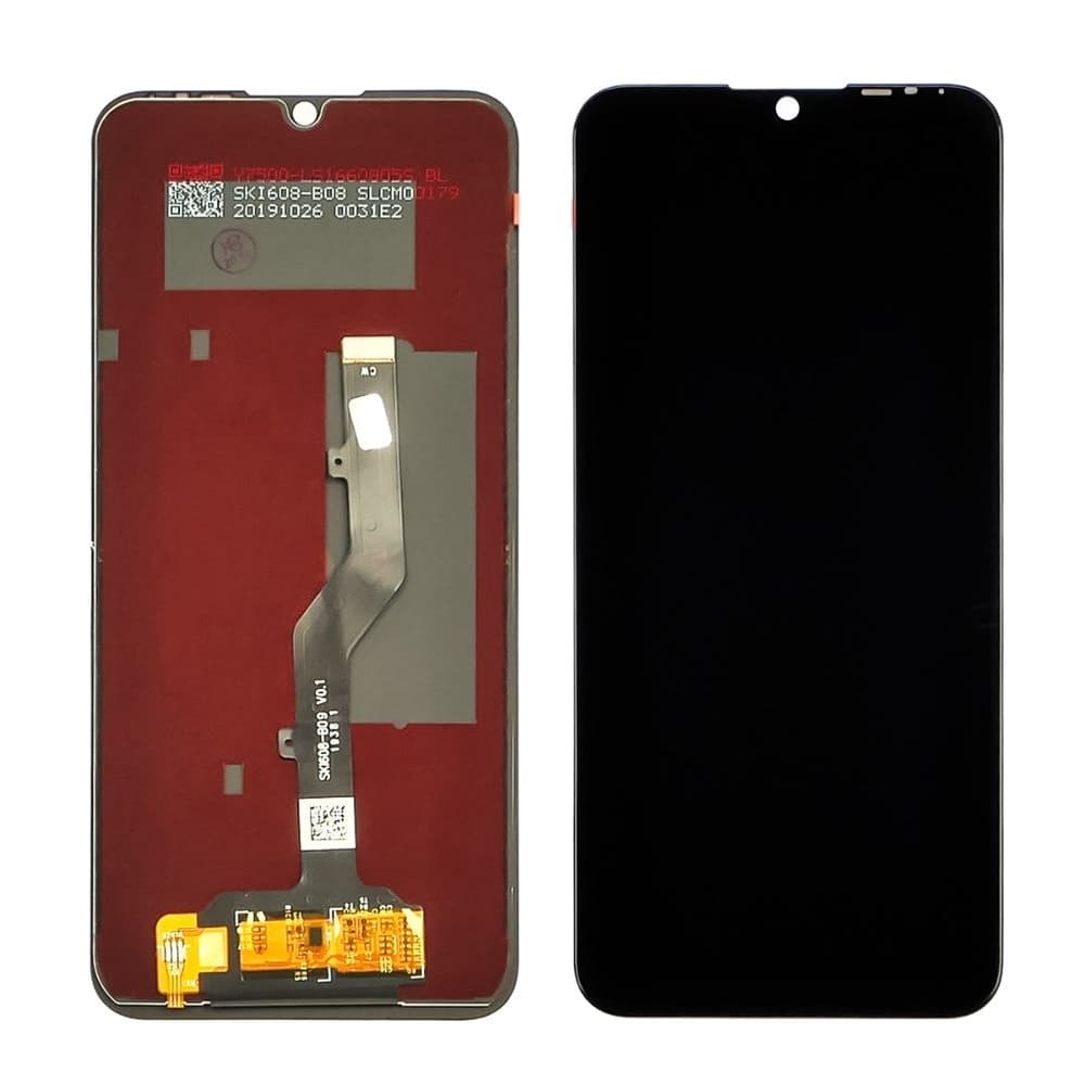 Дисплей ZTE Blade A5 (2020), Blade A51 Lite, Blade A7 (2019), Blade A7 (2020), чорний | з тачскріном | Original (PRC), SKI608-B09 V0.1 | дисплейный модуль, экран