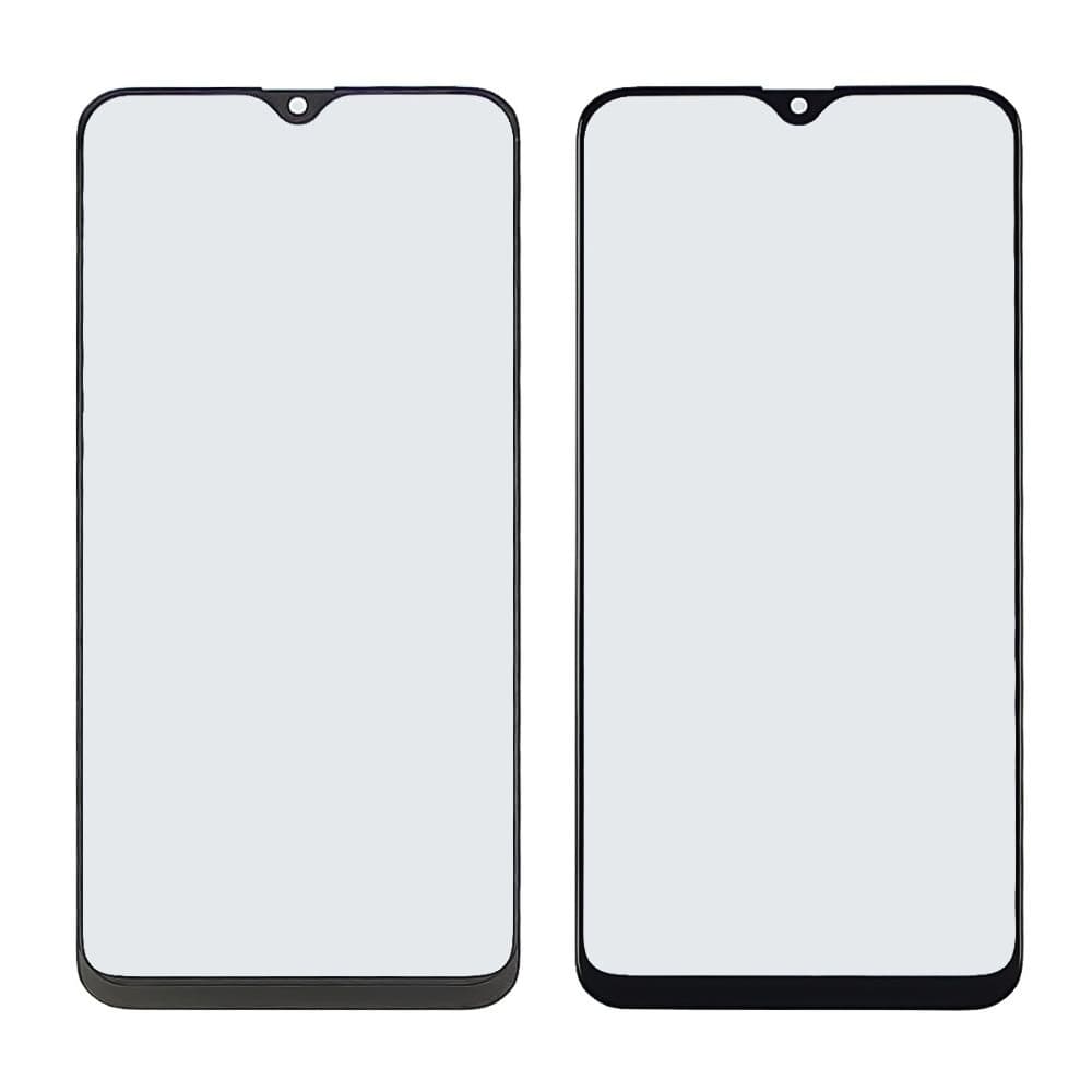 Стекло дисплея Samsung SM-A205 Galaxy A20, SM-A307 Galaxy A30s, SM-M107 Galaxy M10s, черное, с OCA-пленкой | стекло тачскрина