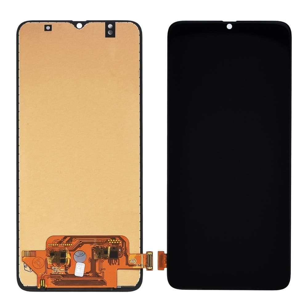 Дисплей Samsung SM-A705 Galaxy A70, чорний | з тачскріном | High Copy, IPS | дисплейный модуль, экран