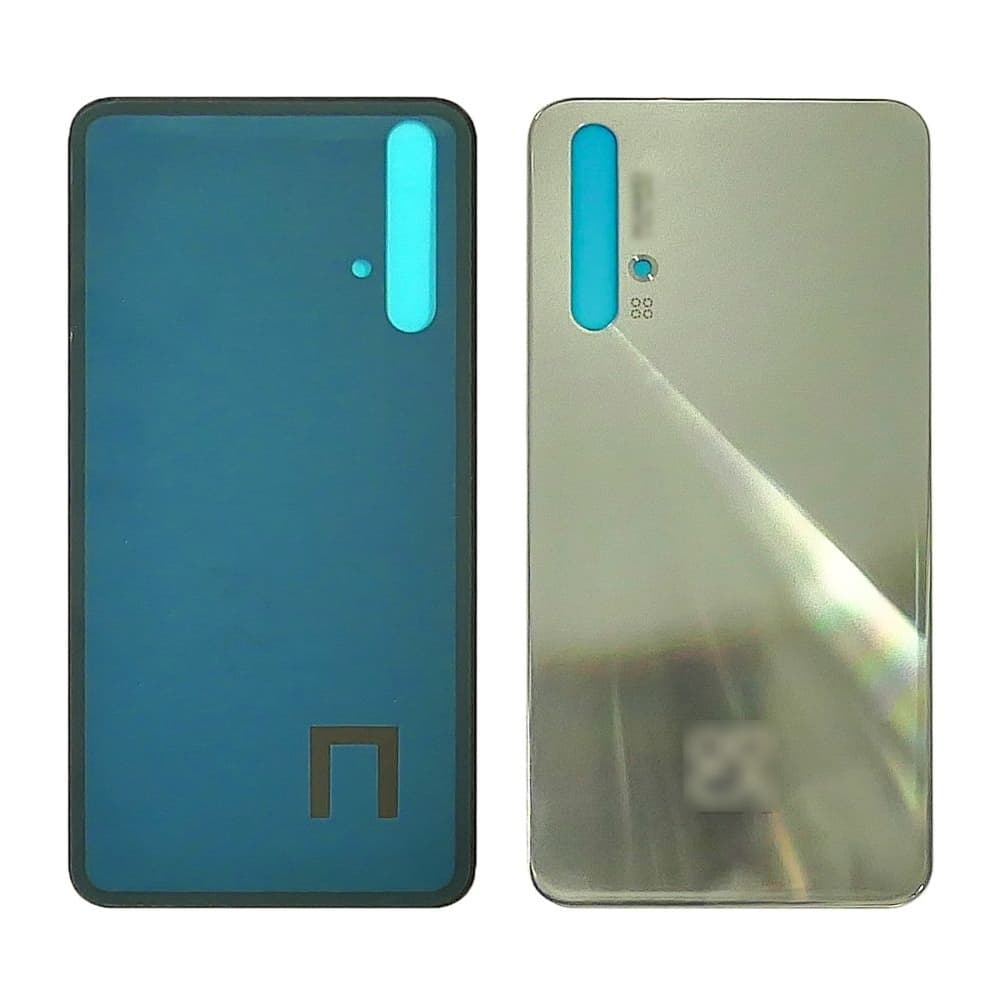 Задня кришка Huawei Nova 5T, срібляста, Original (PRC) | корпус, задняя панель аккумулятора, АКБ, батареи
