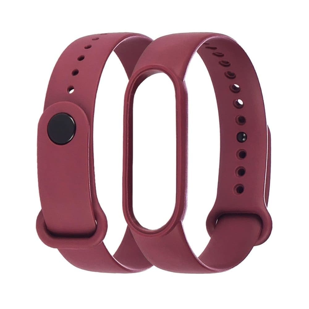 Ремешок Xiaomi Mi Band 5, Mi Band 6, силиконовый, фиолетовый