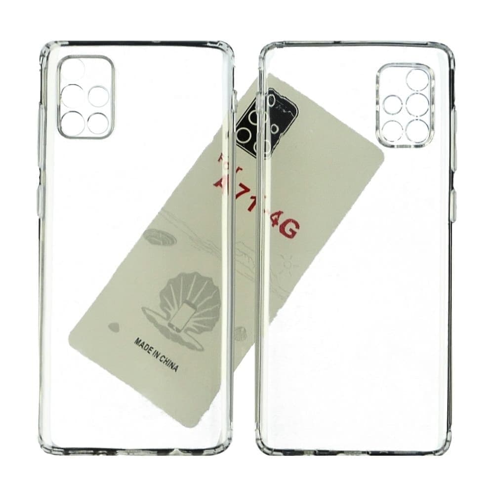 Чехол Samsung SM-A715 Galaxy A71, силиконовый, KST, прозрачный