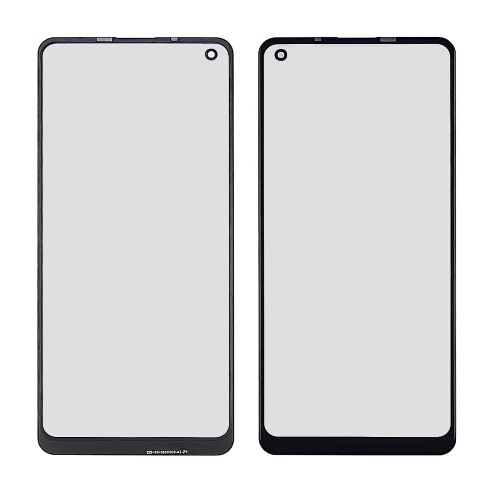 Стекло дисплея Samsung SM-A215 Galaxy A21, черное, с OCA-пленкой | стекло тачскрина