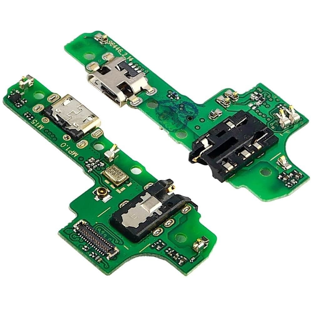 Плата зарядки Samsung SM-A107 Galaxy A10s, версия M15, шлейф коннектора зарядки, коннектора наушников, с микрофоном, High Copy