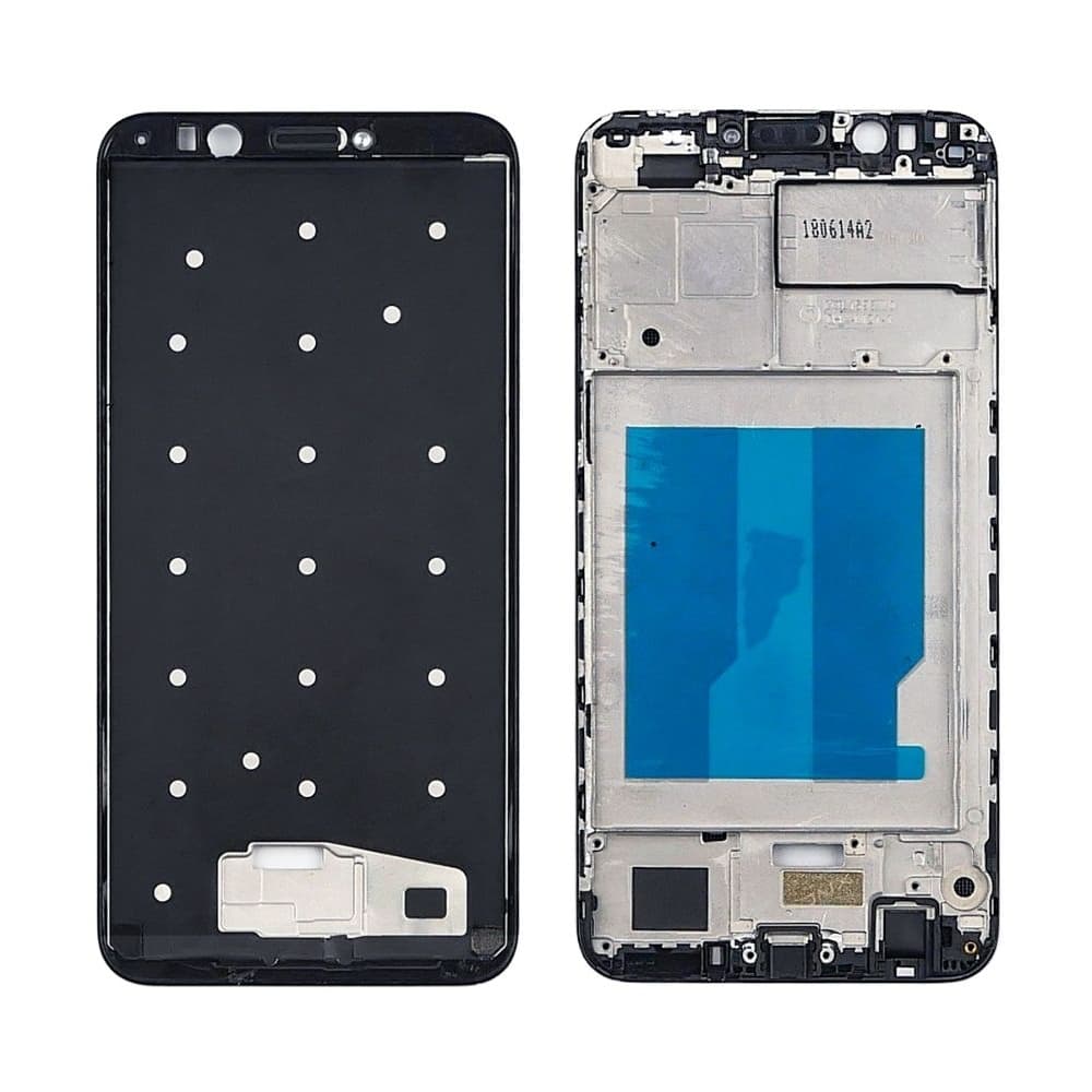 Рамка (основа) крепления дисплея Huawei Nova 2 Lite, Y7 Prime (2018), Y7 Pro (2018), черная