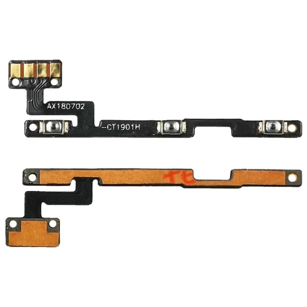 Шлейф Xiaomi Mi Max 3, M1804E4A, кнопки включения, кнопок звука (регуляции громкости), боковых клавиш, Original (PRC)