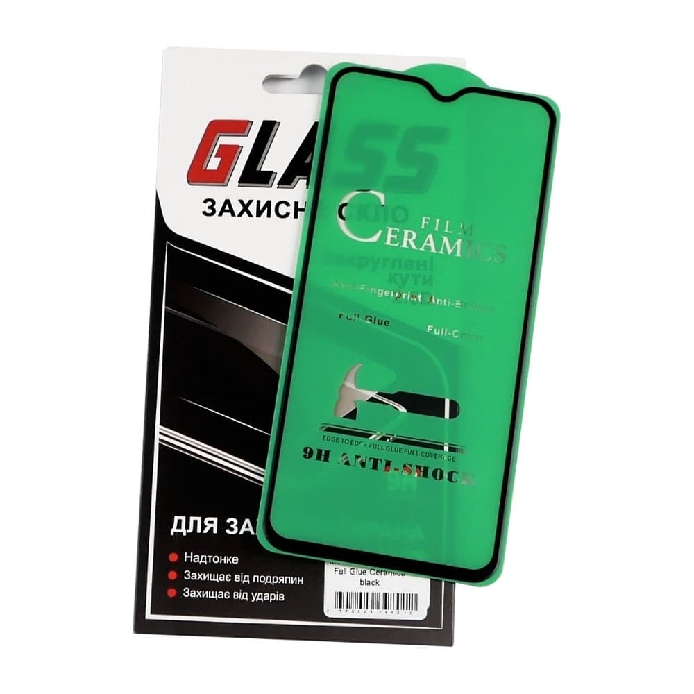 Защитная пленка Samsung SM-A305 Galaxy A30, SM-A307 Galaxy A30s, SM-A505 Galaxy A50, SM-A507 Galaxy A50s, SM-M305 Galaxy M30, SM-M307 Galaxy M30s, SM-M315 Galaxy M31, M21/F41/M21S/M215/F415/M21S, Full Glue (клей по всей площади стекла), Ceramics, черная