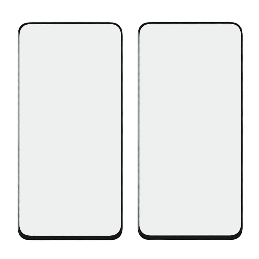 Стекло дисплея Samsung SM-A805 Galaxy A80, SM-A905 Galaxy A90, черное, с OCA-пленкой | стекло тачскрина