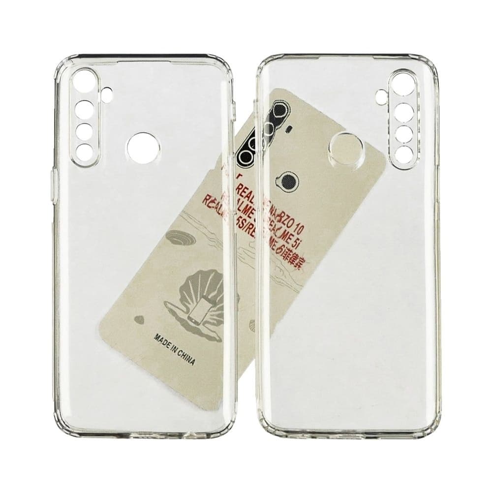 Чехол Realme 5, 5i, 5S, 6i, C3, силиконовый, KST, прозрачный
