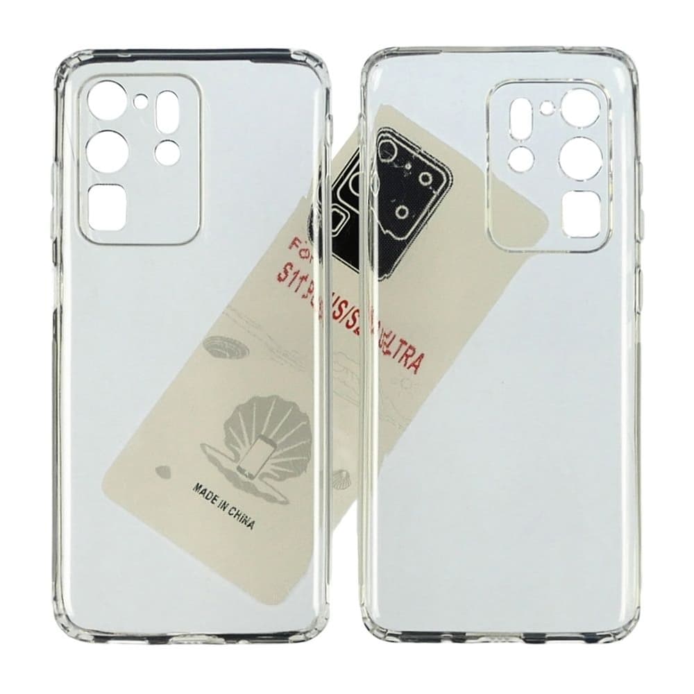 Чехол Samsung SM-G988 Galaxy S20 Ultra, силиконовый, KST, прозрачный