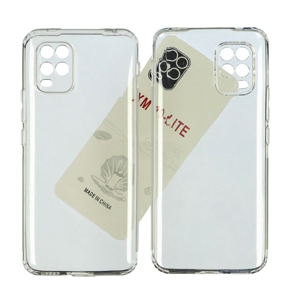 Чехол Xiaomi Mi 10 Lite, M2002J9G, M2002J9S, XIG01, силиконовый, KST, прозрачный