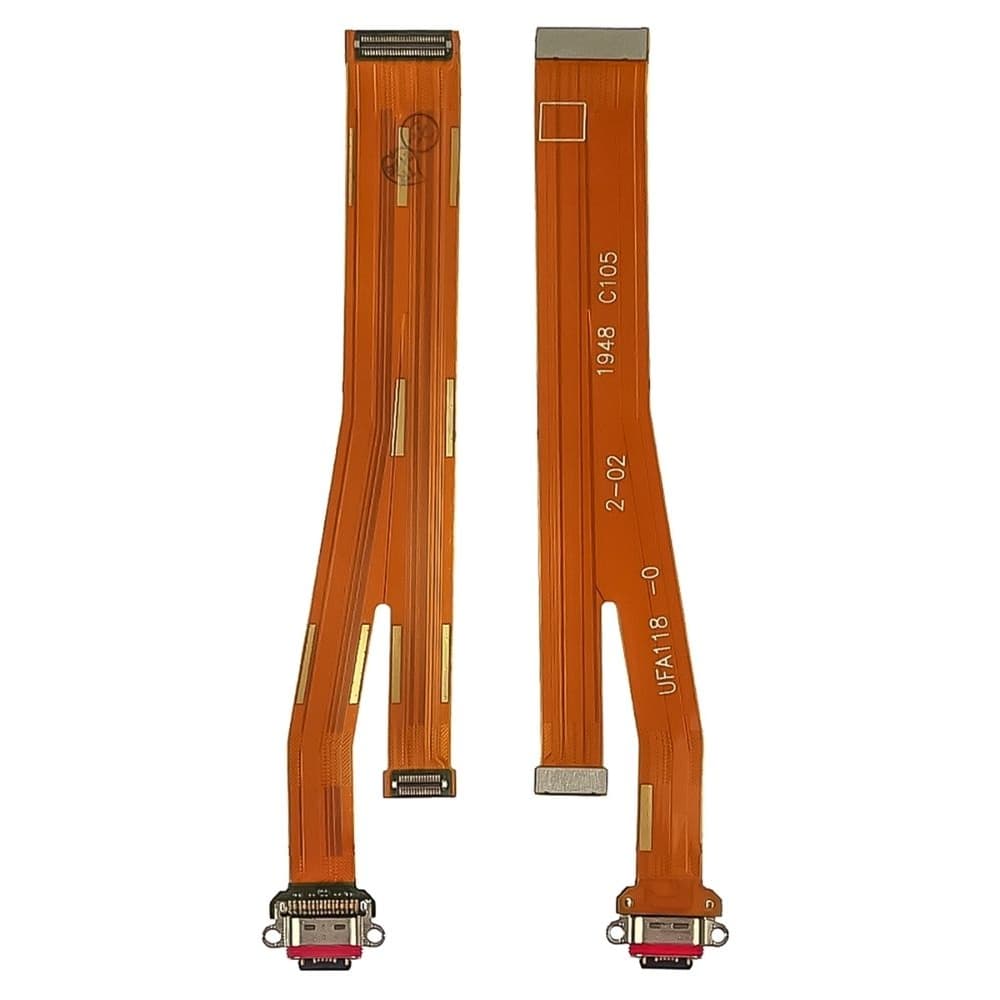 Плата зарядки Oppo A91, шлейф коннектора зарядки, Original (PRC)