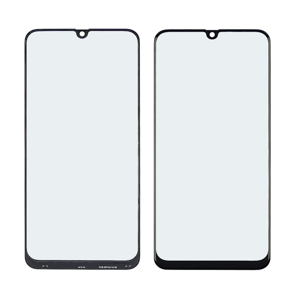 Стекло дисплея Samsung SM-A305 Galaxy A30, SM-A505 Galaxy A50, SM-A507 Galaxy A50s, SM-M305 Galaxy M30, SM-M307 Galaxy M30s, SM-M215 Galaxy M21, SM-M315 Galaxy M31, черное, с OCA-пленкой, широкая нижняя часть | стекло тачскрина